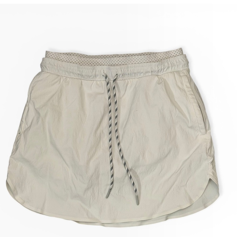 Athleta Crest Skort White Athletic Tennis Golf Skirt Size 0 Pockets Pickleball‎